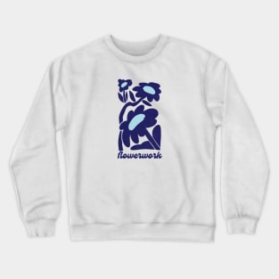 Flowerwork - Wildflower - Indigo (RM of BTS) Crewneck Sweatshirt